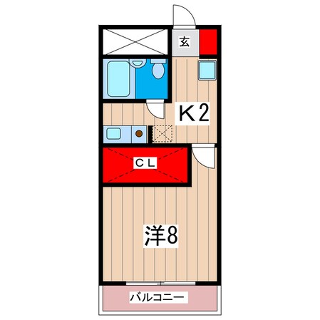 メゾンALCの物件間取画像